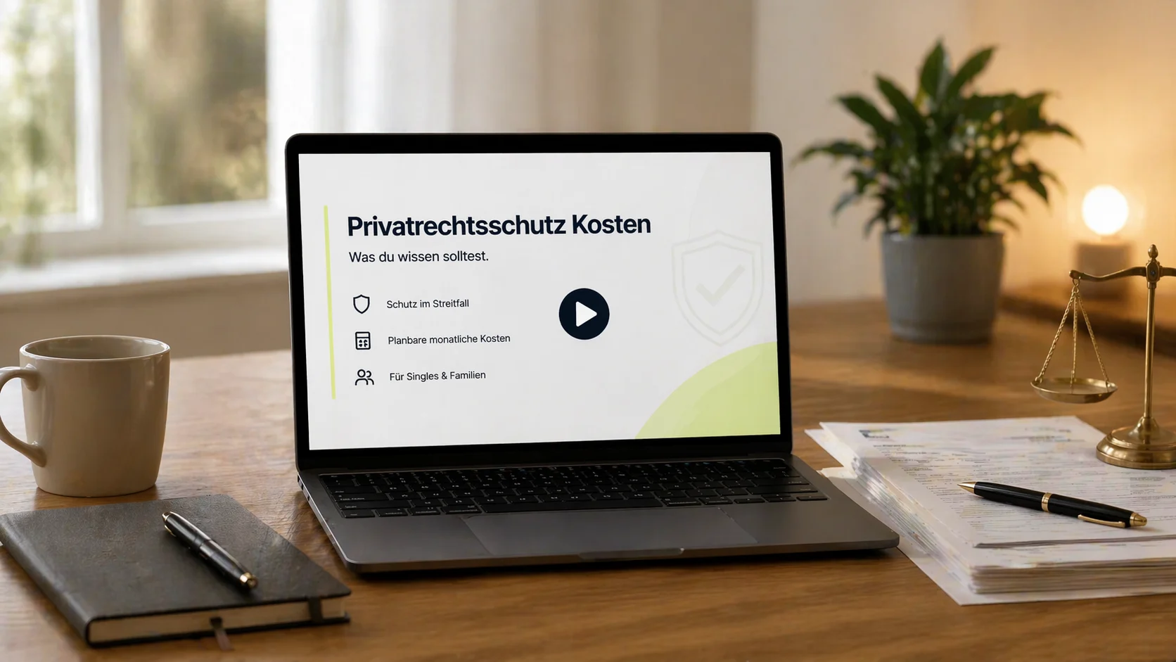 Privatrechtsschutz Leistungen bei 365 Rechtsschutz modern erklärt