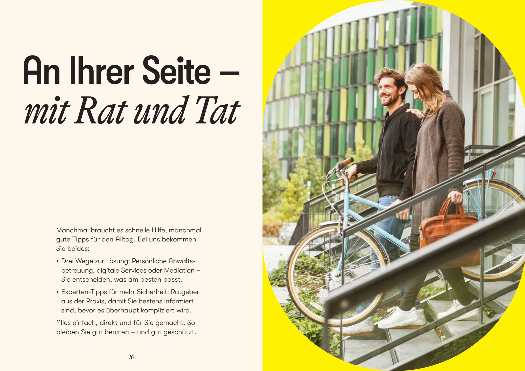 Seite 9 der ARAG Privat-Rechtsschutz Broschüre