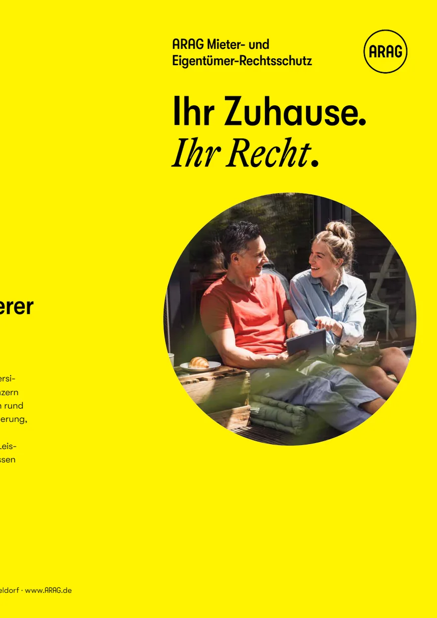 ARAG Mietrecht Unterlage im Dokumentencenter